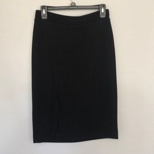 Black pencil skirt